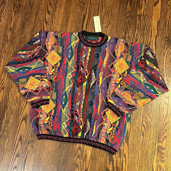 Tundra Other - Vintage BNWT Tundra 3-D Knit Sweater Coogi Style